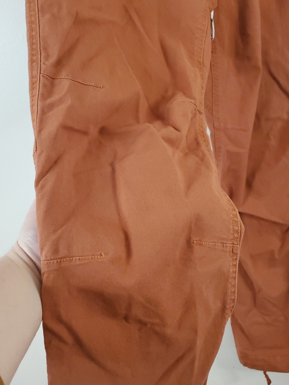 Topo Designs Mens Dirt Pants Size Large Classic Burnt Orange Organic Cotton Blen - Picture 6 of 16